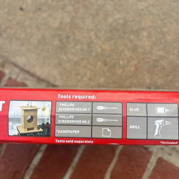 Wooden Bird Feeder Kit - Natural Wood - Picture 4 of 4